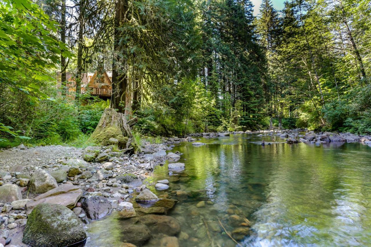 Clear Creek Cabin Welches Exteriör bild