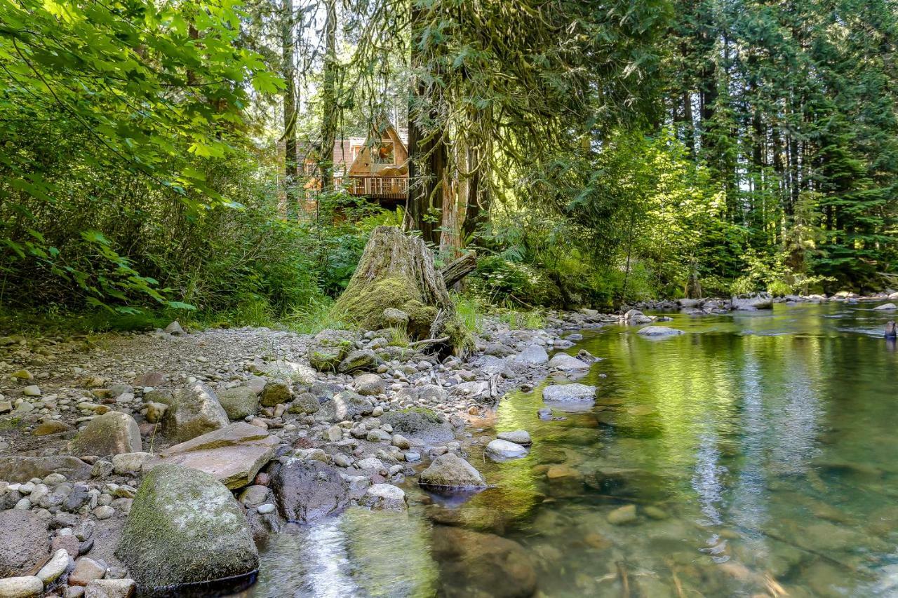 Clear Creek Cabin Welches Exteriör bild