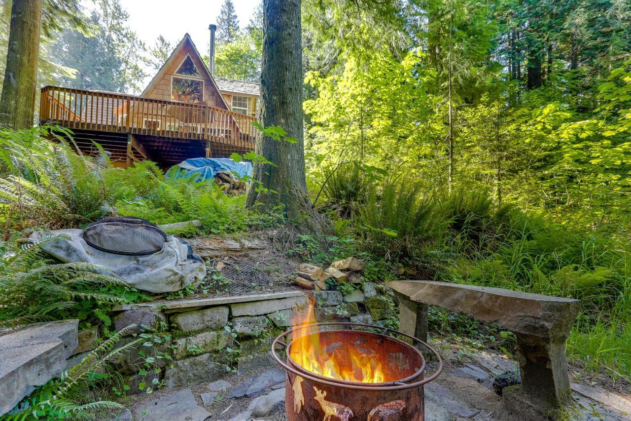 Clear Creek Cabin Welches Exteriör bild